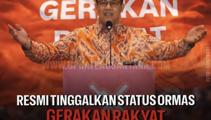 Gerakan Rakyat resmi jadi partai politik